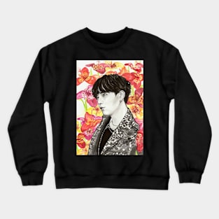 Yoongi and Tigerflowers Crewneck Sweatshirt